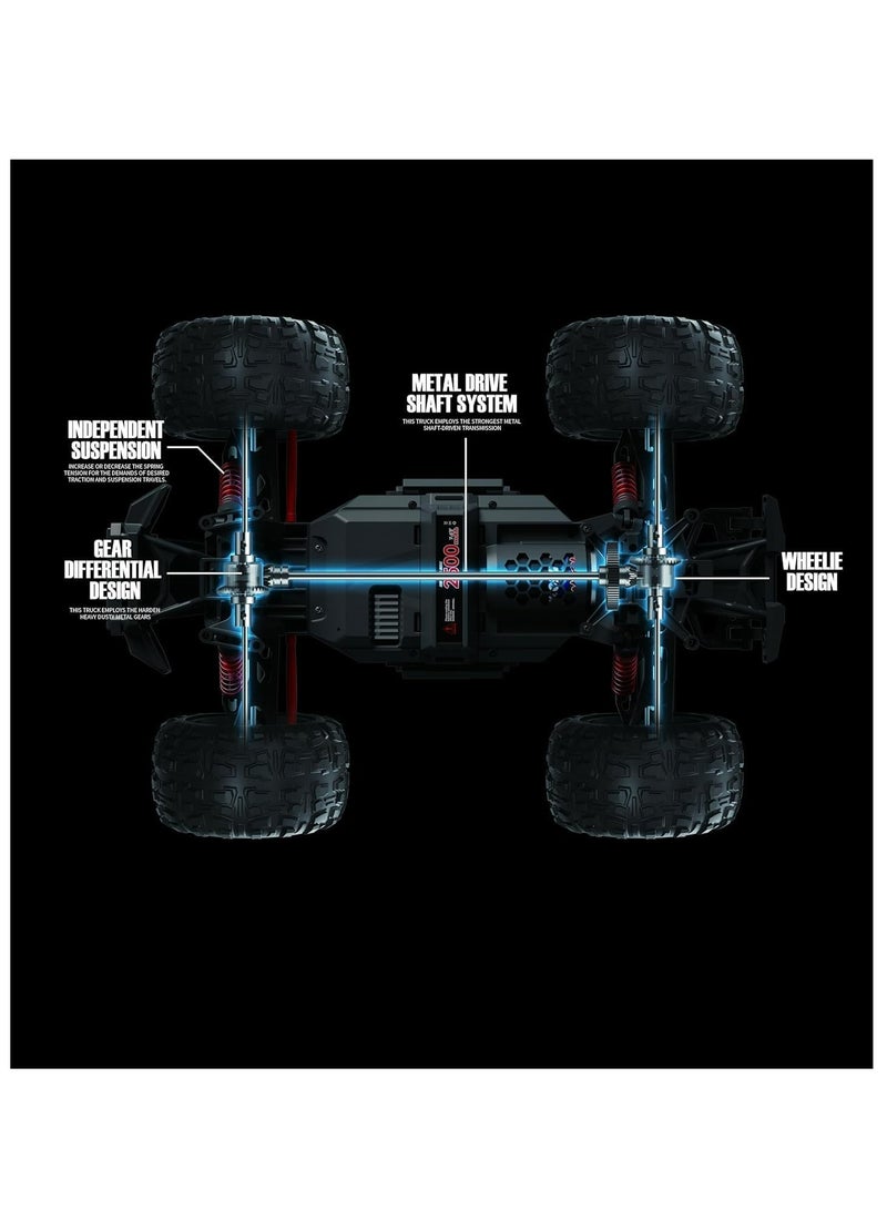 تايفون سيارة ماي تويز تايفون التي تعمل بالتحكم عن بعد - شاحنة وحشية رباعية الدفع للطرق الوعرة بمقياس 1:10 - Image 3